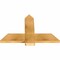 Ekena Millwork Eugene Rough Sawn Timber Gable Bracket, Western Red Cedar, 36"W x 24"H x 2"D x 6"F, 16/12 Pitch GBW036X24X0206EUG00RWR - alternate 5